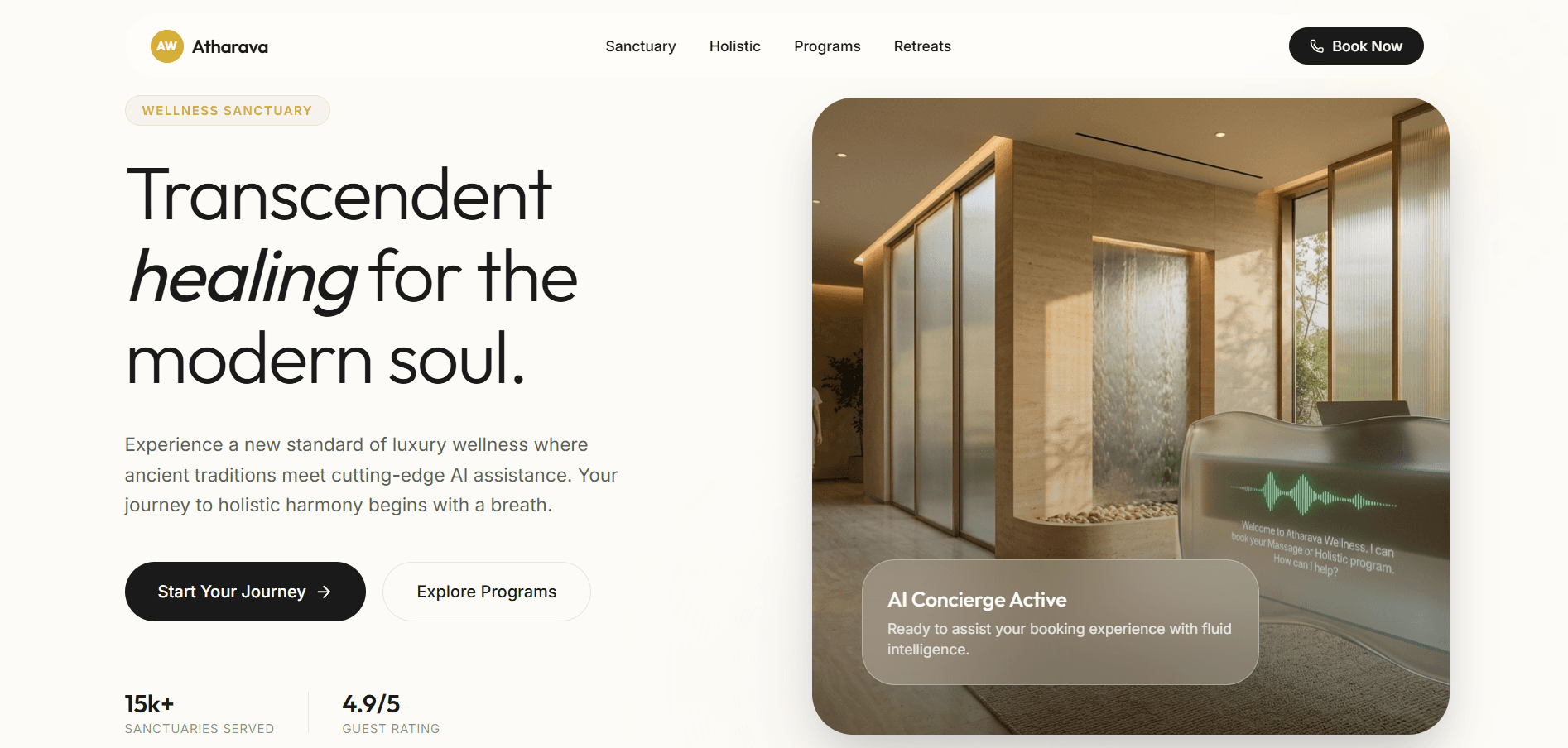 Atharva Wellness — hero