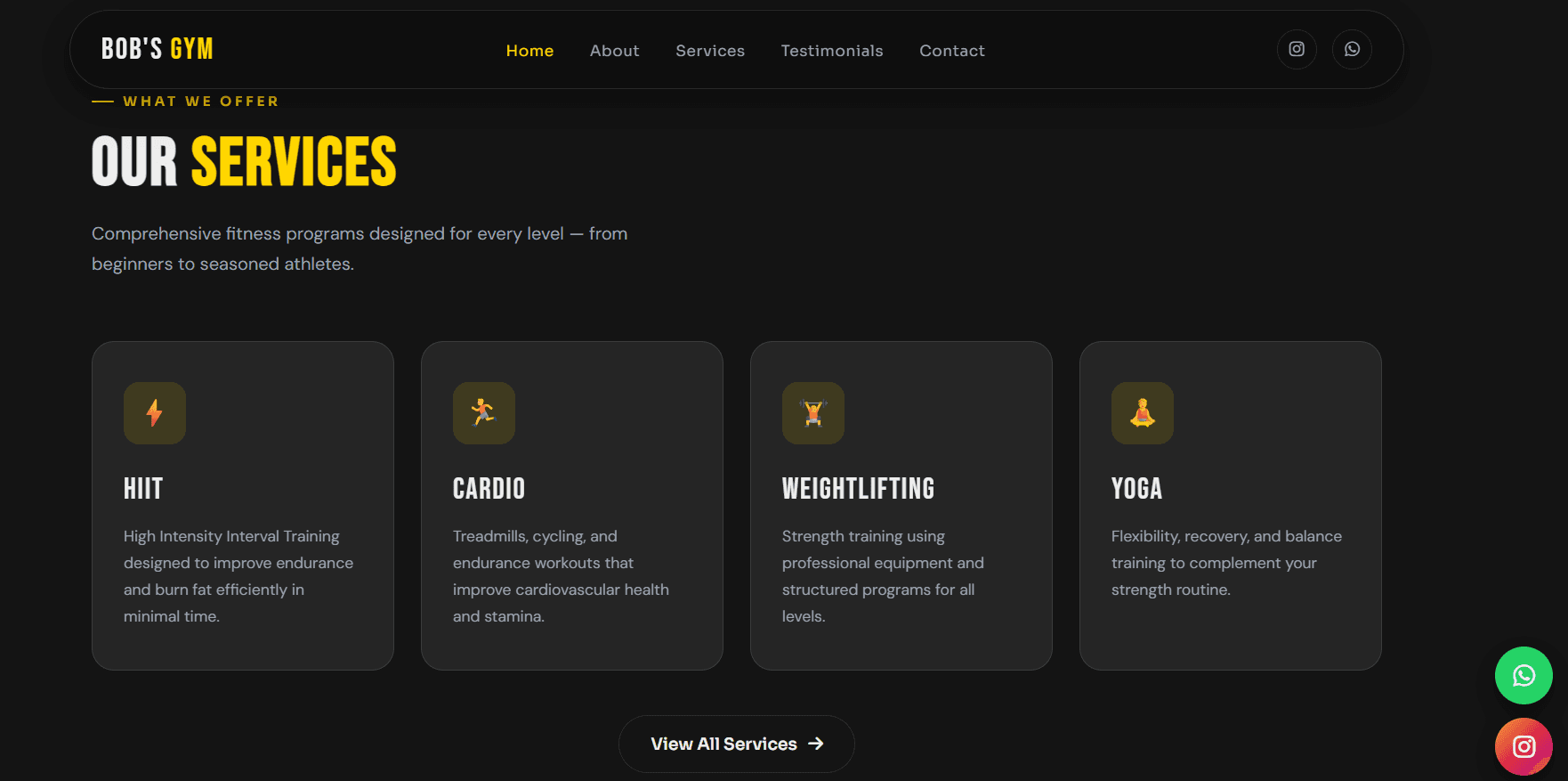 Bob's Gym — detail 2