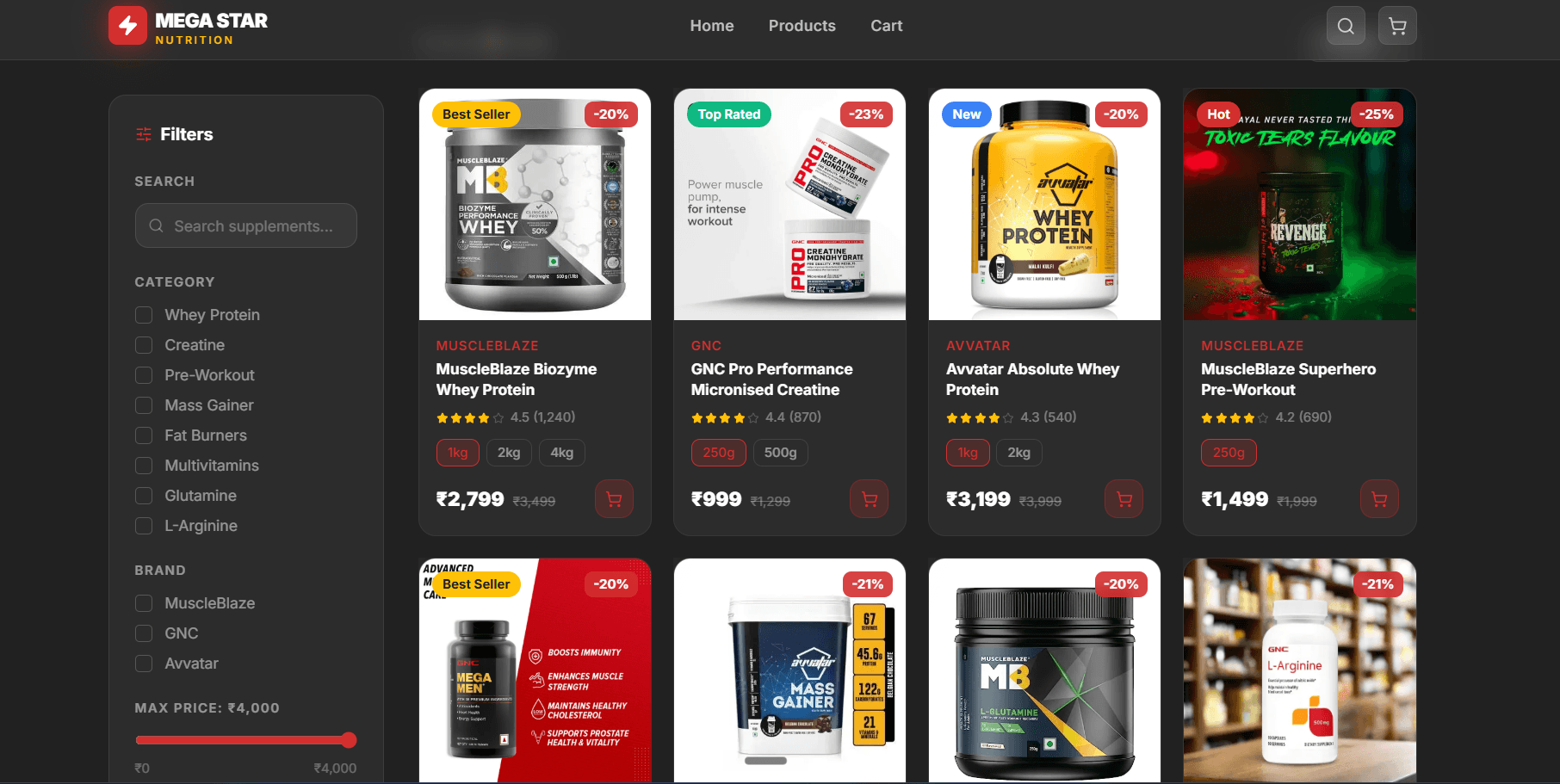 Mega Star Nutrition — detail 1